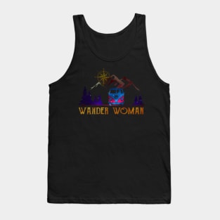 Hippie Camping Wander Woman Tank Top